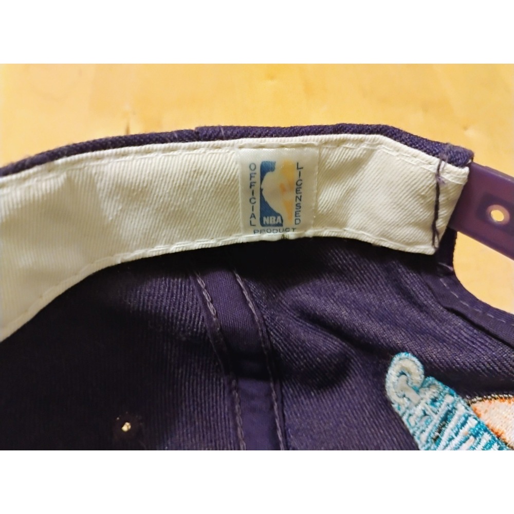 VTG 90s Charlotte Hornets Hat Cap Sports Specialties NBA Wool Blend Adjustable - Picture 6 of 14